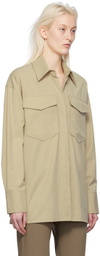 CAMILLA AND MARC Beige Arwin Shirt