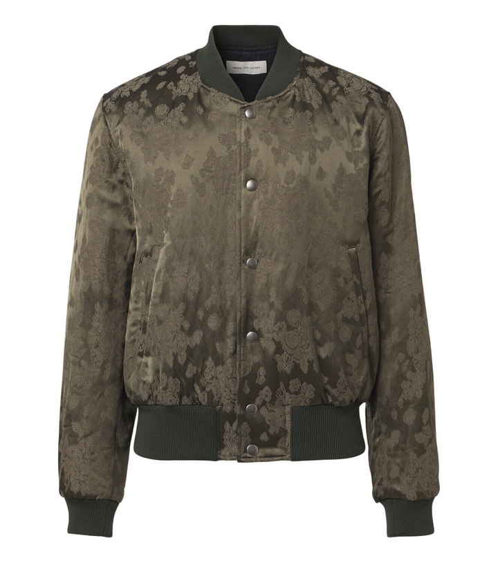 Photo: Dries Van Noten Jacquard bomber jacket
