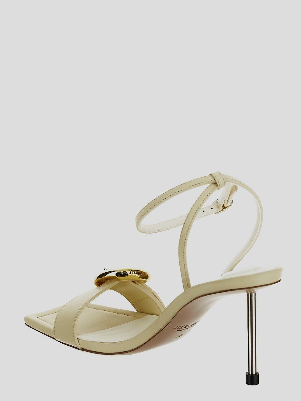 【送料&関税込】Jacquemus Circle Square Sling-backs Jacquemus Circle Square Sling-backs | italist