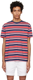 Polo Ralph Lauren Red & Navy Striped T-Shirt