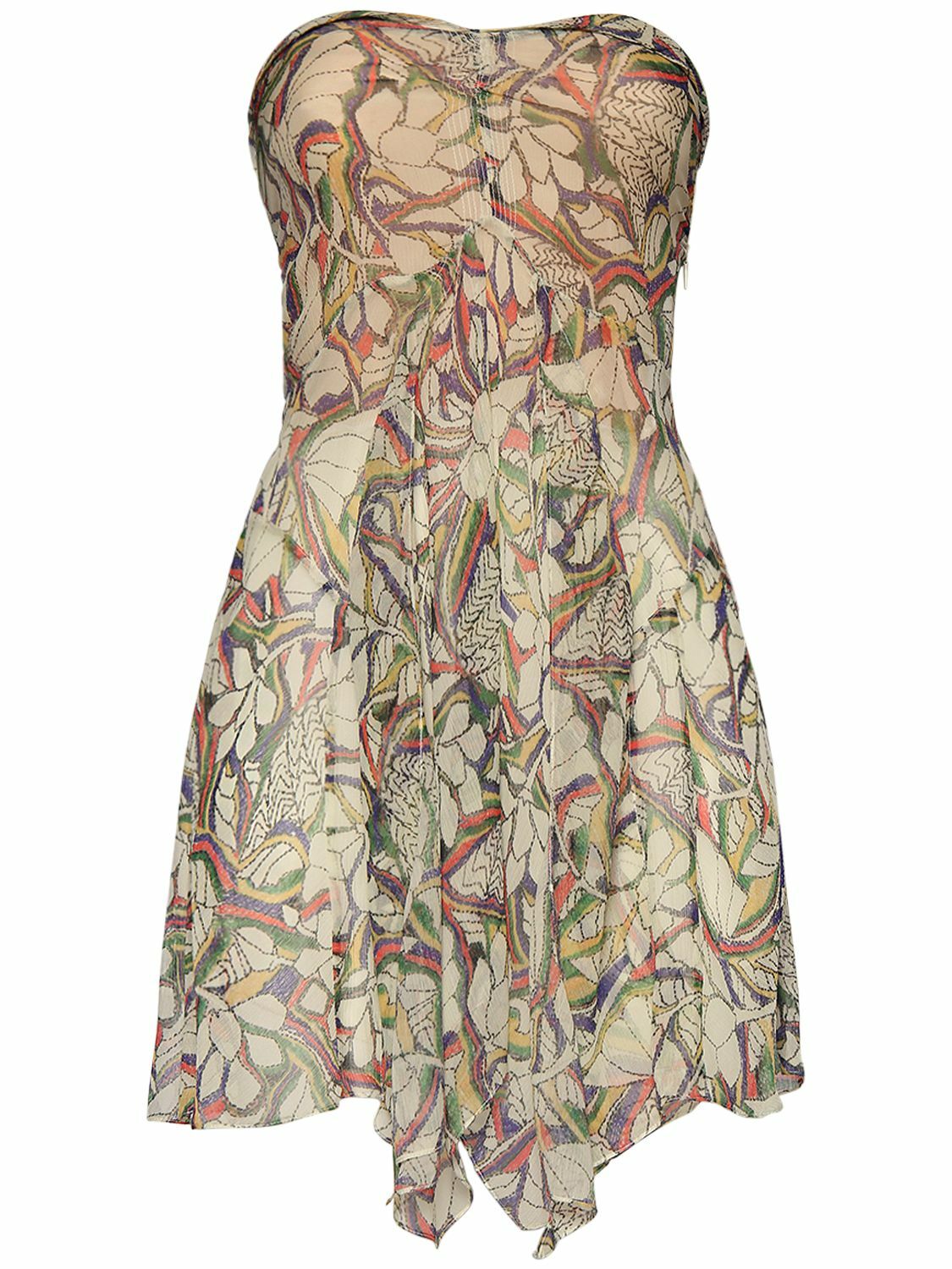 Isabel Marant Orfra embellished silk-blend minidress Isabel