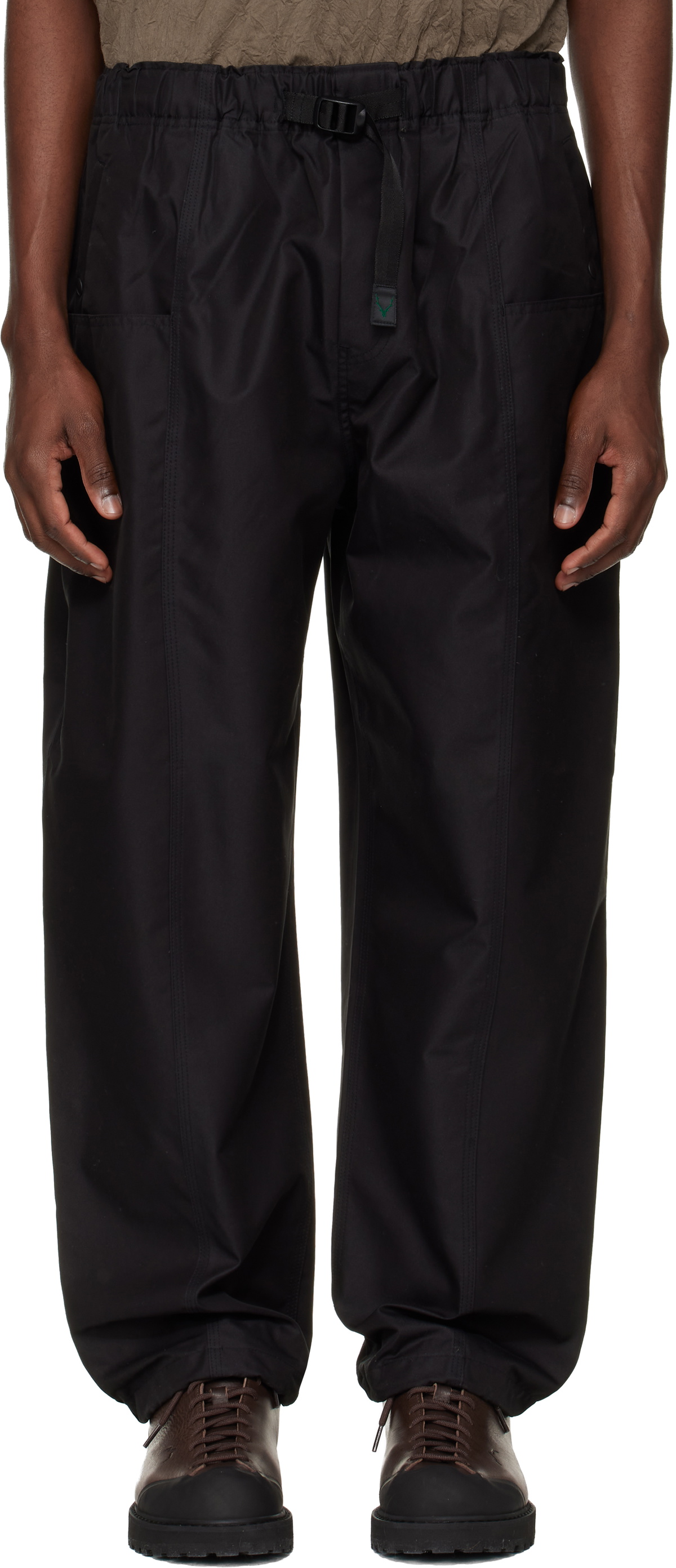 South2 West8 Black Belted C.S. Trousers