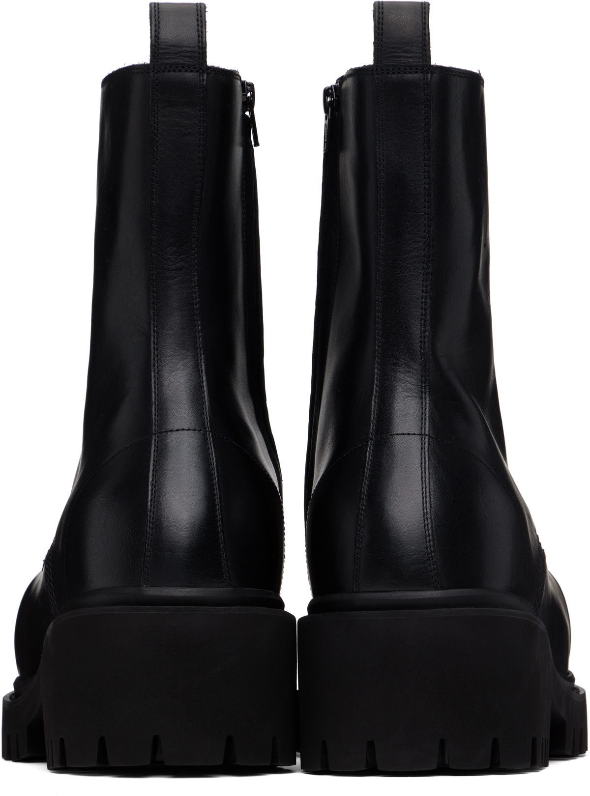 【美品】 BALENCIAGA STOMPER BOOTS 40 Balenciaga Black Stomper Boots Balenciaga