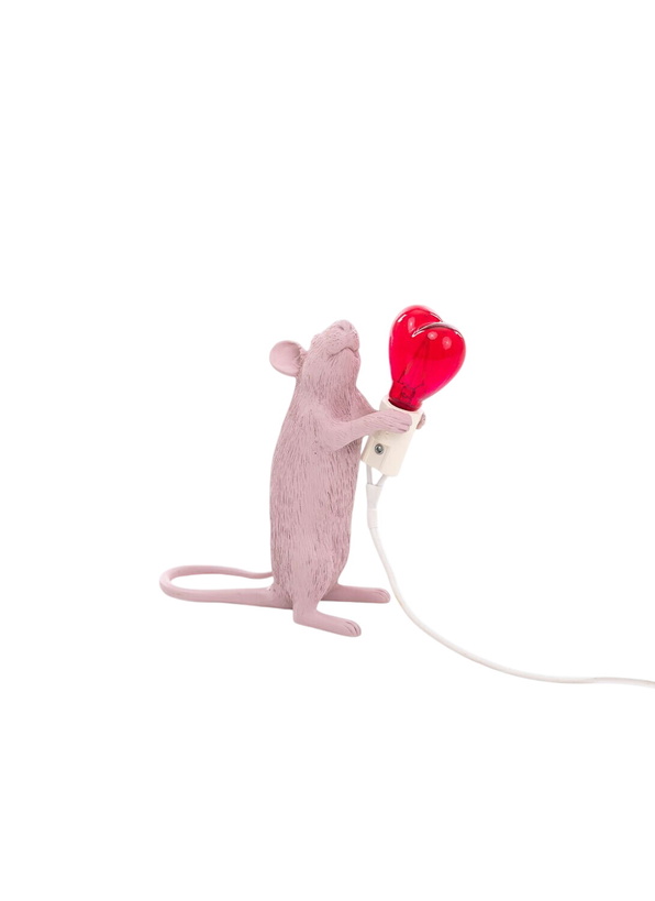 Photo: Seletti Mouse Valentine's Day Lamp