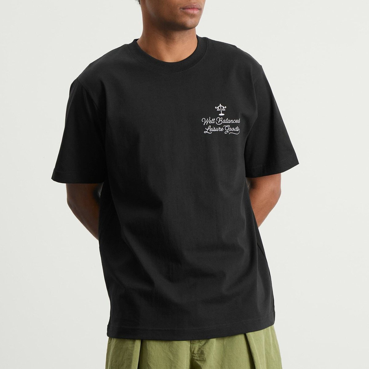 Café Mountain Men's WBLG Souvenir T-Shirt in Black