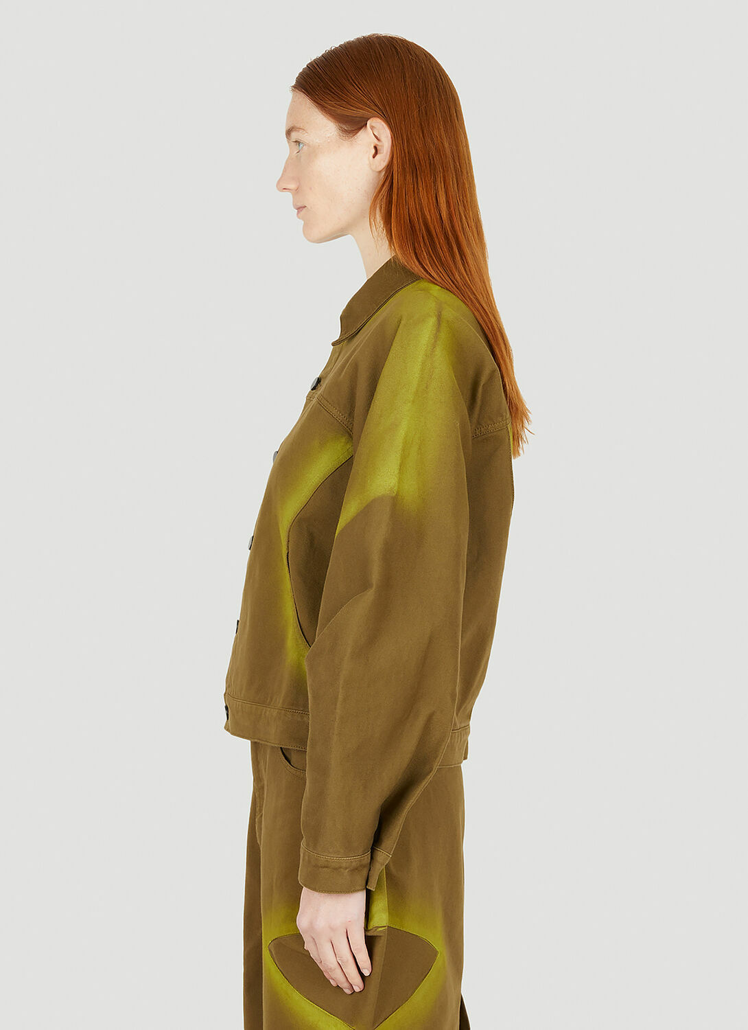 Paula Canovas del Vas Fuzzy Denim Jacket