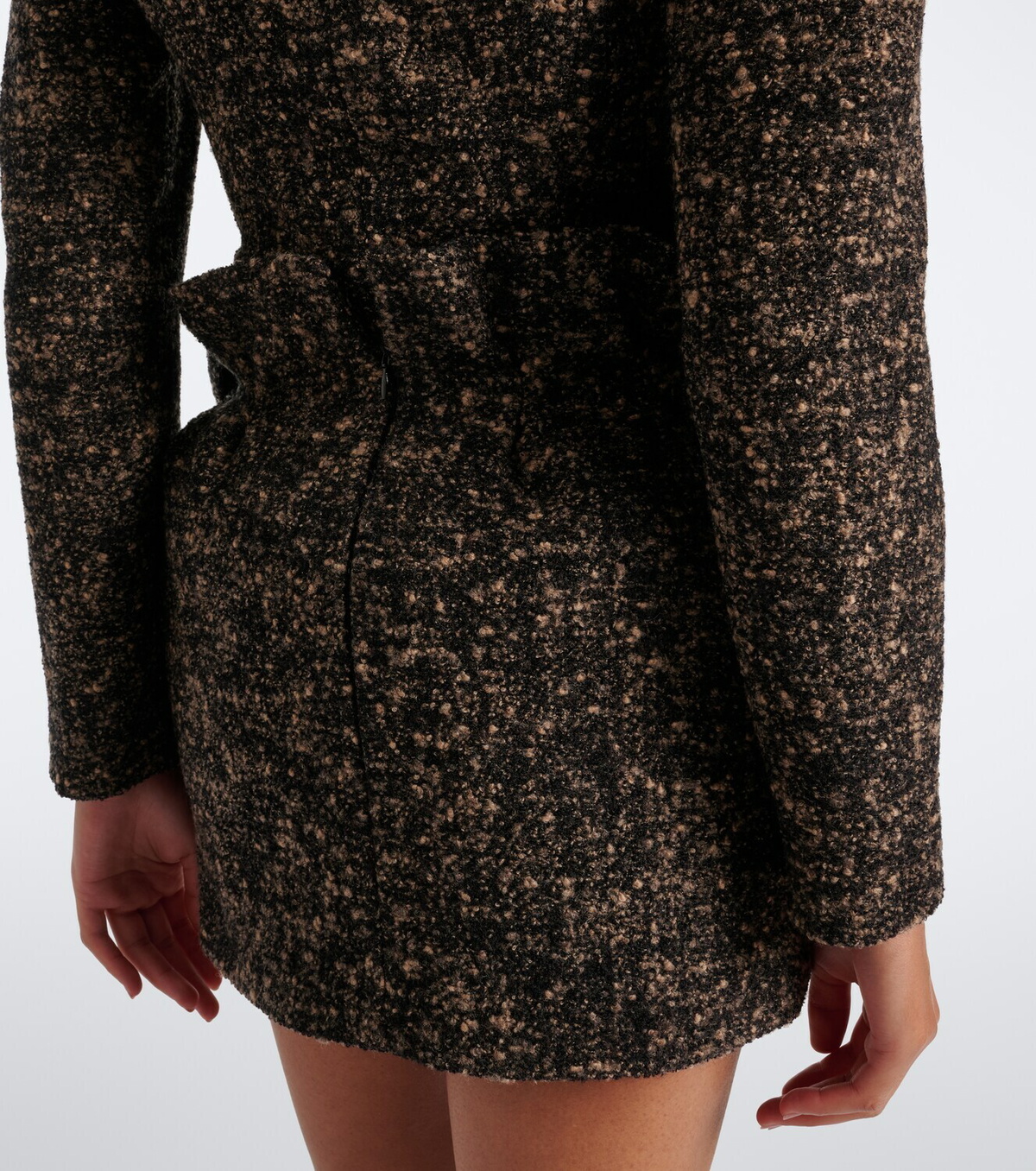 Magda Butrym Wool and cashmere-blend bouclé miniskirt