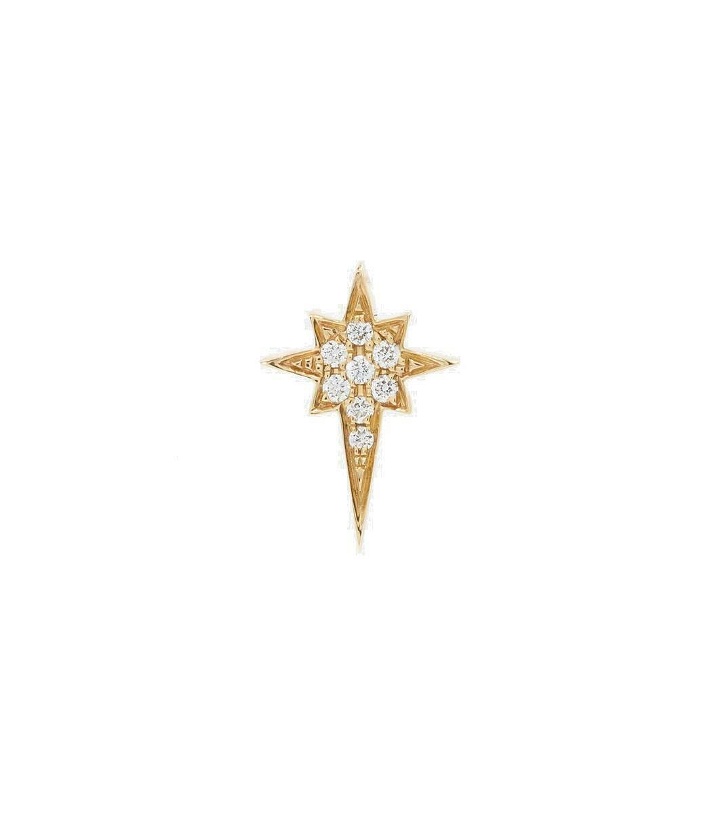 Photo: Robinson Pelham North Star Small 14kt gold single earring with diamonds