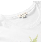 Alexander McQueen - Printed Cotton-Jersey T-Shirt - White