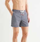 Orlebar Brown - Standard Mid-Length Printed Swim Shorts - Blue