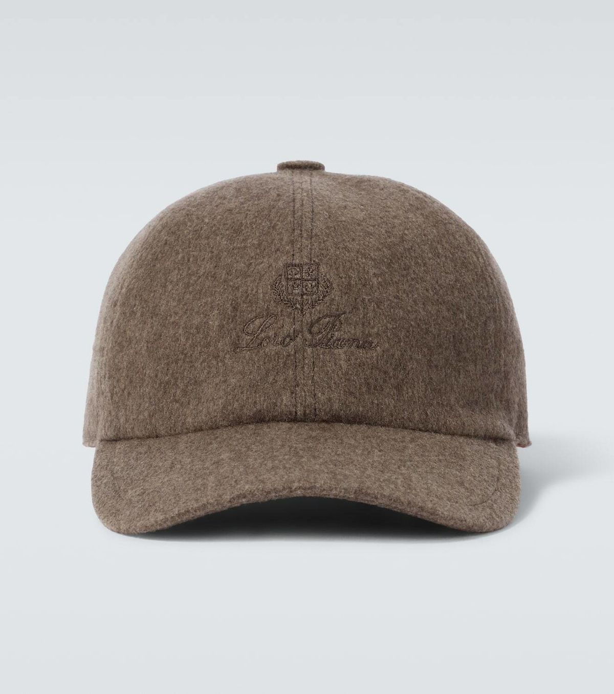 Loro Piana Logo cashmere baseball cap