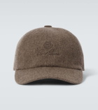 Loro Piana Logo cashmere baseball cap
