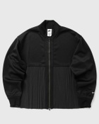 Nike PLEATED Jacket Black Womens Windbreaker