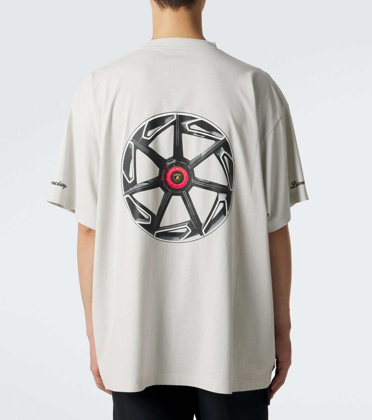 Balenciaga Oversized printed cotton jersey T-shirt