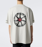 Balenciaga Oversized printed cotton jersey T-shirt
