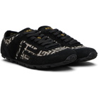 BALMAIN Black Racer 45 Monogram Jacquard Sneakers