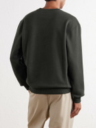 Aimé Leon Dore - Atlas Logo-Print Cotton-Jersey Sweater - Green