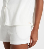 Melissa Odabash Tori cotton-blend shirt