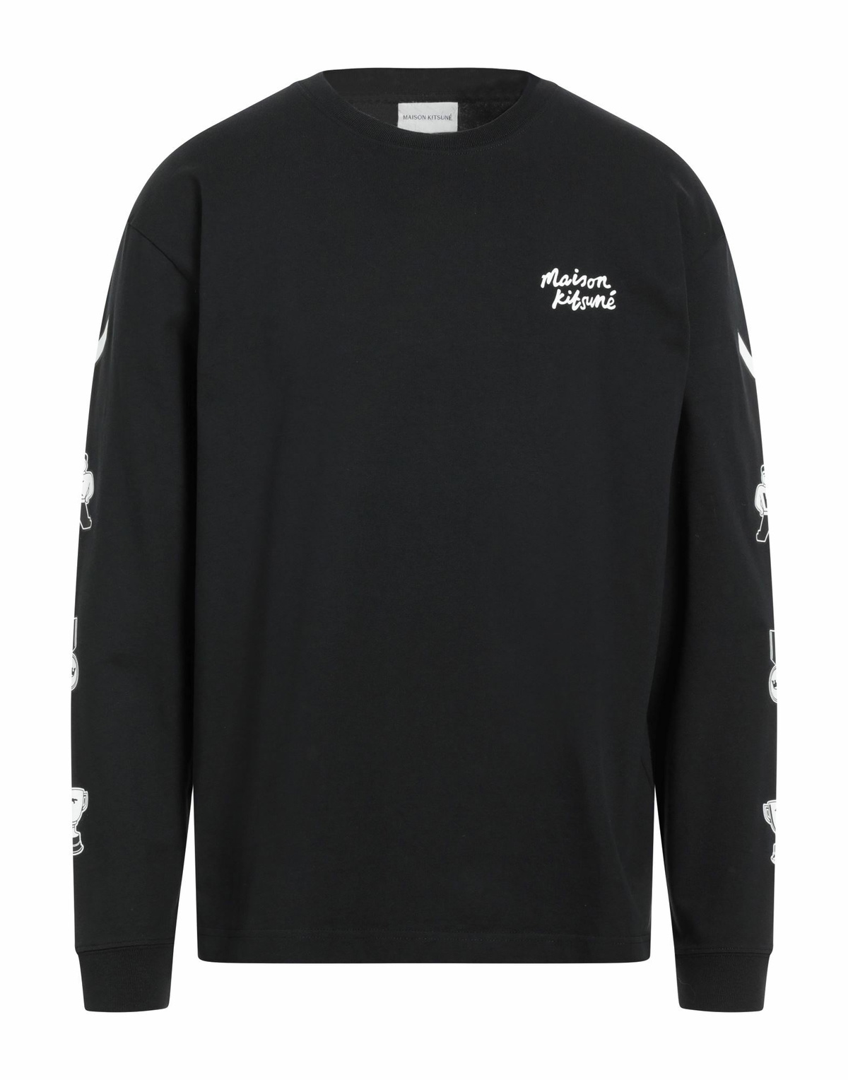 Maison Kitsuné Mens T-shirt in Black