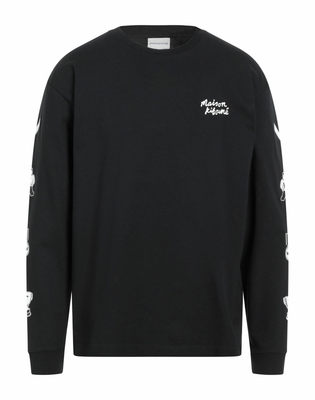 Photo: Maison Kitsuné Mens T-shirt in Black