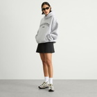 TALA Women's Oversized Active Logo Hooded Sweatshirt in Grey Marl