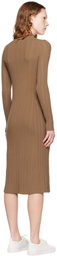 Hugo Brown Sharima Midi Dress