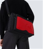 Christian Louboutin Loubideal leather-trimmed messenger bag