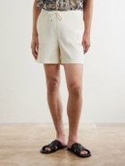 LOEWE - Paula's Ibiza Straight-Leg Lyocell Shorts - White