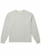 Abc. 123. - Webbing-Trimmed Cotton-Jersey T-Shirt - Gray