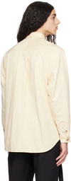 King & Tuckfield Off-White Patch Pocket Shirt