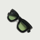 AKILA x Brain Dead Elia Sunglasses in Black/Light Green