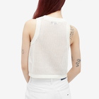 Tommy Jeans Women's Knitted Tank Top in Ancient White