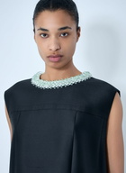 Prada Embellished Neckline Sleeveless Dress