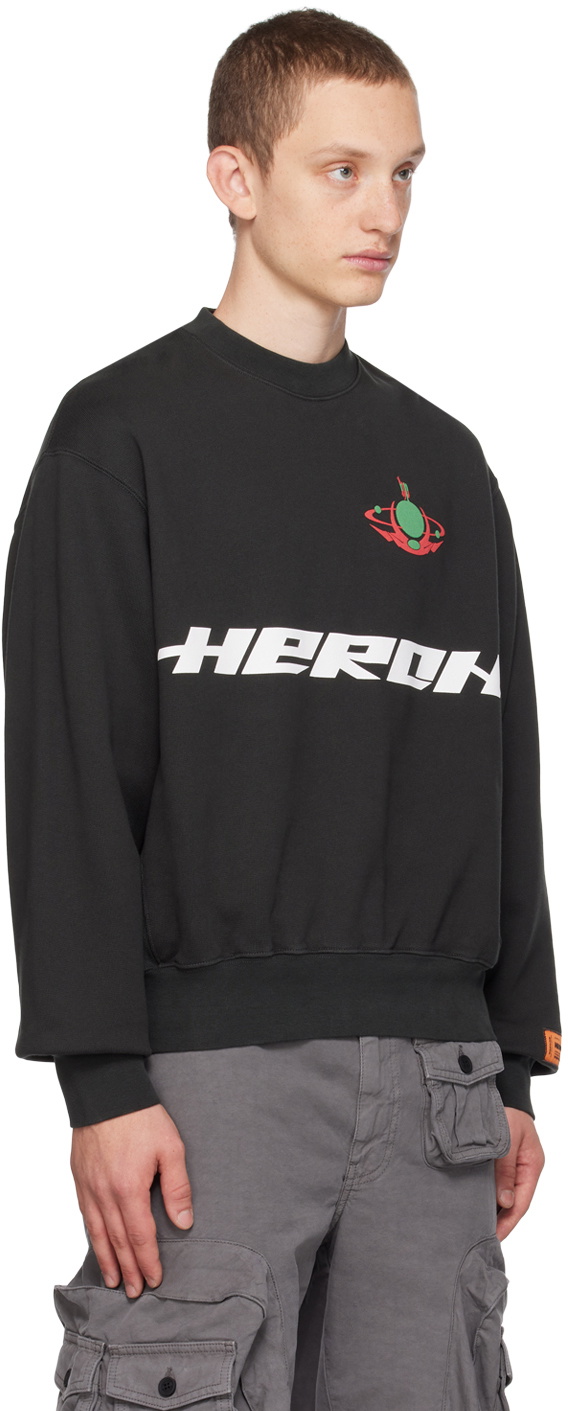 Heron Preston Khaki Burn Sweatshirt