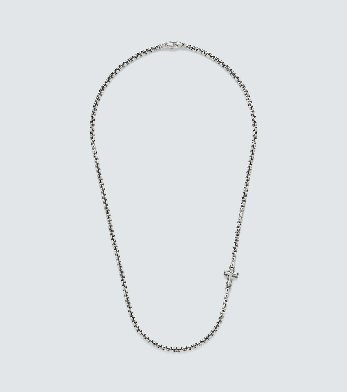 David Yurman Cross Station sterling silver necklace