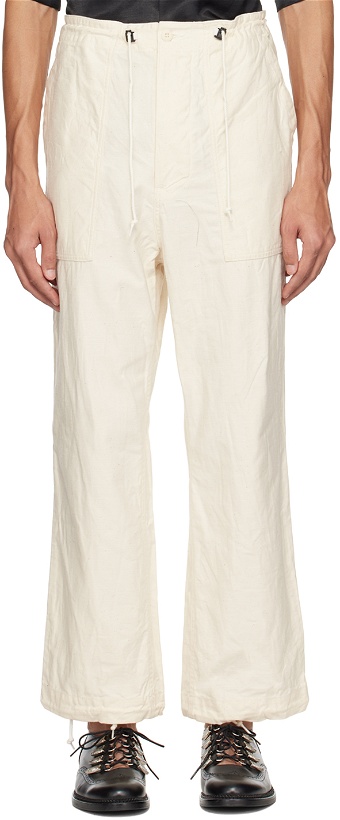 Photo: NEEDLES Off-White Fatigue Trousers