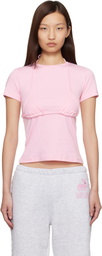 Sandy Liang Pink Effie T-shirt