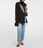 Jimmy Choo Bing 65 embellished patent leather mules