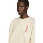 Polythene* Optics Off-White Vertical Sweatshirt