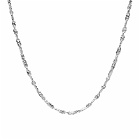MAOR Men's Dali 3mm Necklace in Silver