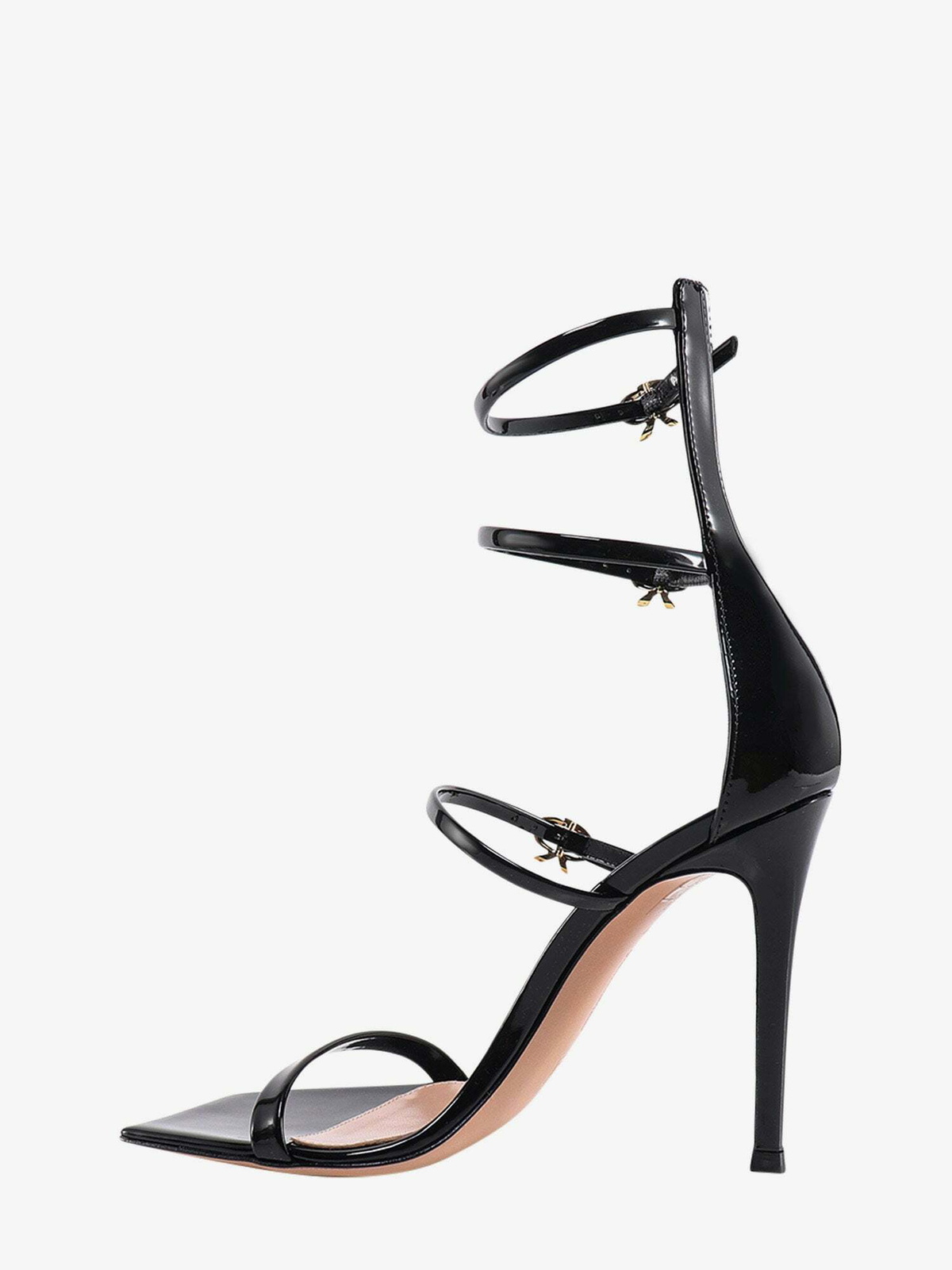 Gianvito Rossi Ribbon Uptown Black Womens Gianvito Rossi