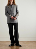 Burberry - Double-Breasted Wool Blazer - Gray