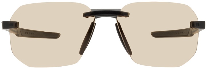 Photo: Prada Eyewear Black & Orange Sport Sunglasses