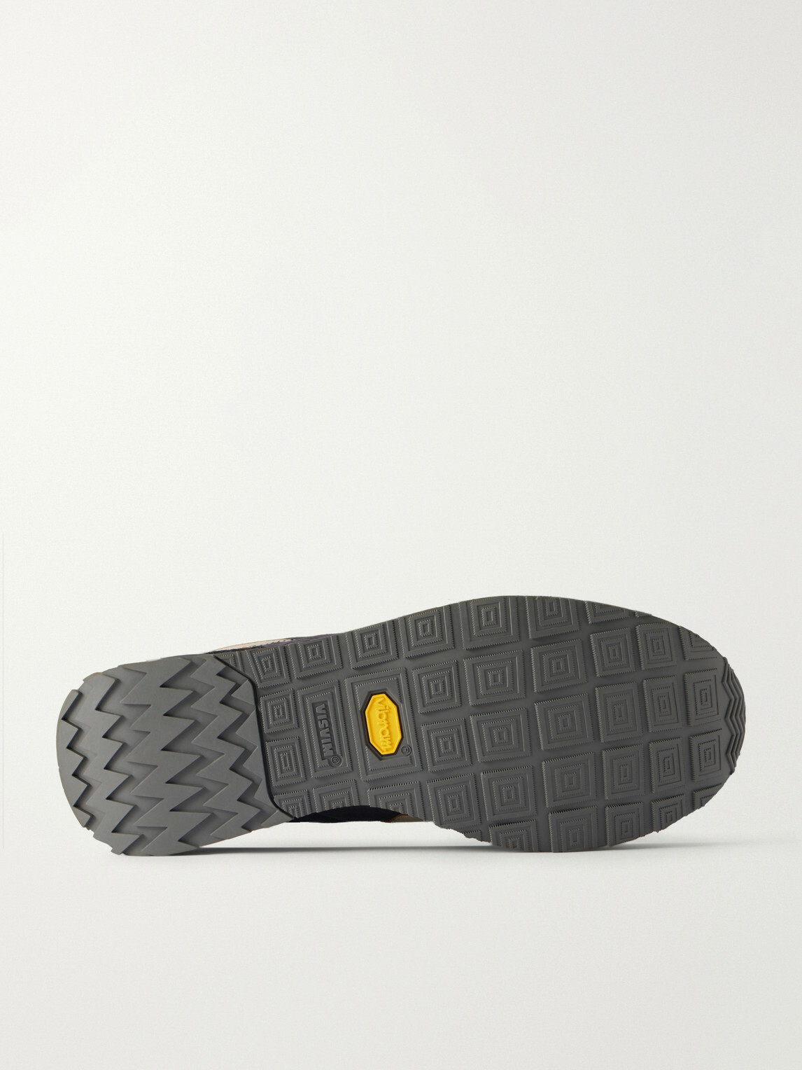 Visvim - FKT Runner Leather and Suede-Trimmed Canvas Sneakers - Black
