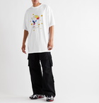 Vetements - Oversized Printed Cotton-Jersey T-Shirt - White