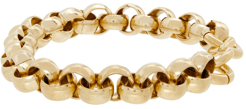 Laura Lombardi Gold Rolo Anklet Laura Lombardi