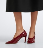Toteme Slip patent leather pumps