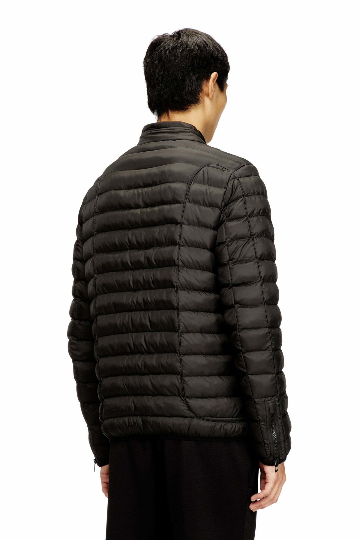 Diesel Puffer jacket in light nylon - Winter Jackets Mens in Black