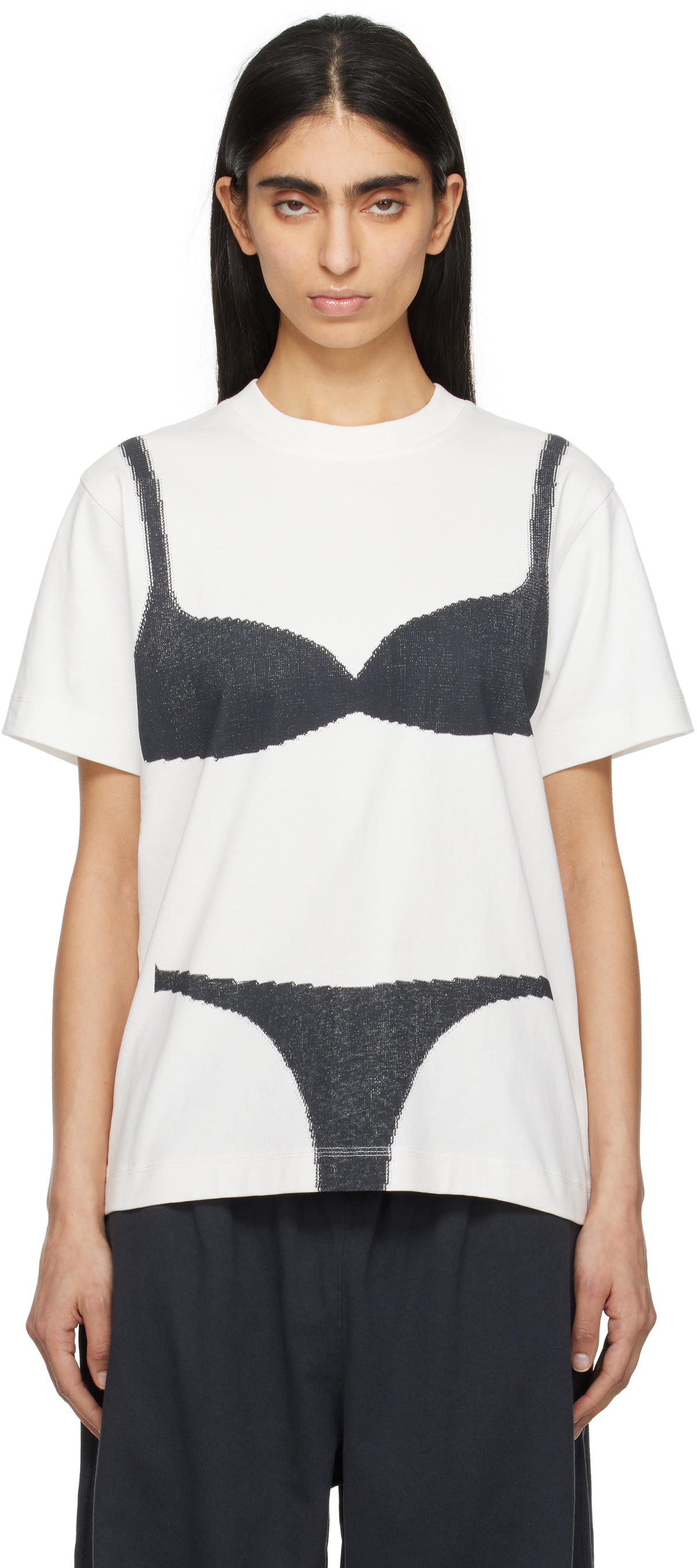 Marc Jacobs White Bra Box T-shirt