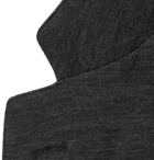 Brioni - Dark-Grey Mélange Stretch-Virgin Wool Suit Jacket - Men - Dark gray